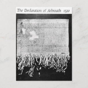 Verklaring van Arbroath van 6 april 1320 Briefkaart