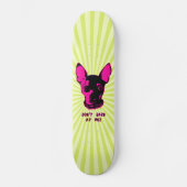 Verklaring van Chihuahua Skateboard (Voorkant)