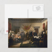 Verklaring van de Onafhankelijkheidsgaskaart Briefkaart (Voorkant / Achterkant)