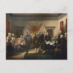 Verklaring van de Onafhankelijkheidsgaskaart Briefkaart