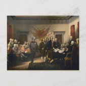 Verklaring van de Onafhankelijkheidsgaskaart Briefkaart (Voorkant)