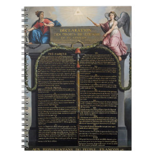 Verklaring van de Rechten van de Mens en de Burger Notitieboek