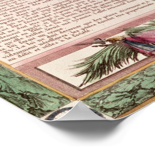 Verklaring van de rechten van het Man, 1793 Poster (Hoek)