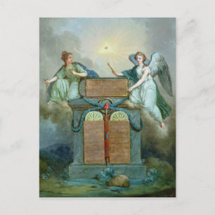 Verklaring van de rechten van het Man en de burger Briefkaart