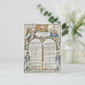 Verklaring van de rechten van het Man en de burger Briefkaart (Staand voorkant)