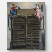 Verklaring van de rechten van het Man en de burger Fotoplaat (Voorkant)