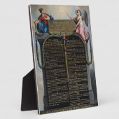 Verklaring van de rechten van het Man en de burger Fotoplaat (Zijkant)