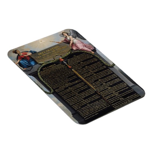 Verklaring van de rechten van het Man en de burger Magneet (Rechterzijde)