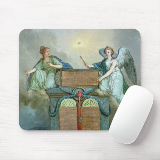 Verklaring van de rechten van het Man en de burger Muismat (Met muis)