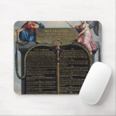 Verklaring van de rechten van het Man en de burger Muismat (Met muis)