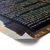 Verklaring van de rechten van het Man en de burger Poster (Hoek)