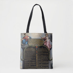 Verklaring van de rechten van het Man en de burger Tote Bag