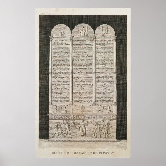 Verklaring van de rechten van het Man Poster (Voorkant)