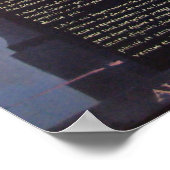 Verklaring van de rechten van het Man Poster (Hoek)