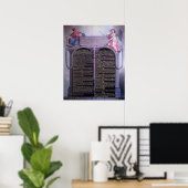 Verklaring van de rechten van het Man Poster (Thuiskantoor)