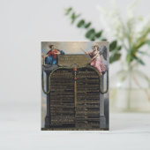 Verklaring van de Rechten van Man en Burger Briefkaart (Staand voorkant)