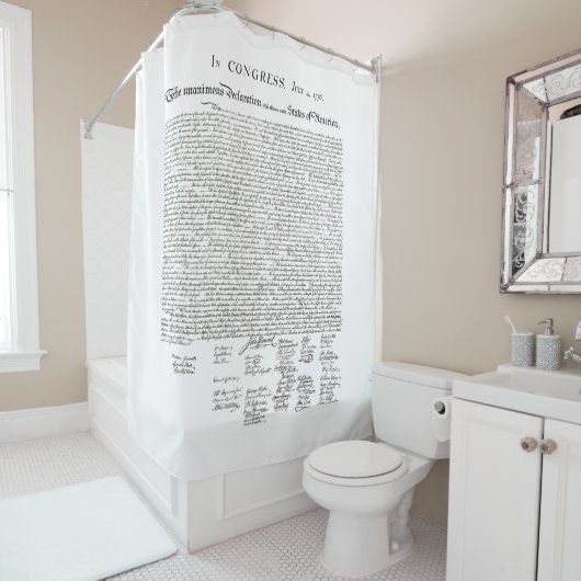 Verklaring van de Verenigde Staten over het onafha Douchegordijn (In situ)