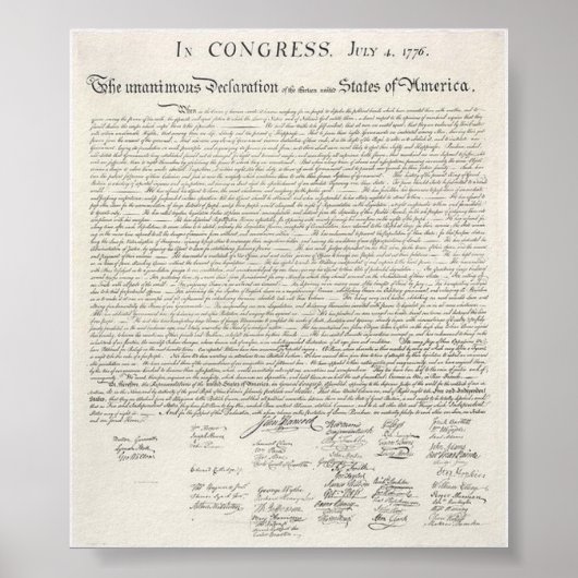 Verklaring van de Verenigde Staten over het Poster (Voorkant)