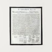 Verklaring van de Verenigde Staten van Afhankelijk Wandkleed (Voorkant)