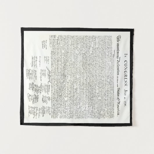 Verklaring van de Verenigde Staten van Afhankelijk Wandkleed (Voorkant (horizontaal))