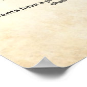 Verklaring van de VN over de mensenrechten 1948 -  Poster (Hoek)