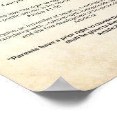 Verklaring van de VN over de mensenrechten 1948 -  Poster (Hoek)