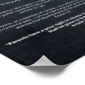 Verklaring van de VN over de mensenrechten 1948 - Poster (Hoek)