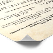 Verklaring van de VN over de mensenrechten 1948 X  Poster (Hoek)