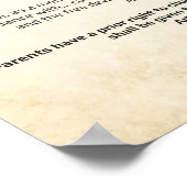 Verklaring van de VN over de mensenrechten in het Poster (Hoek)