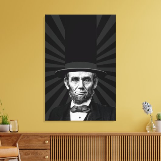 Verklaring van de voorzitter van de Mode van Abrah Canvas Afdruk (Insitu (Woonkamer))