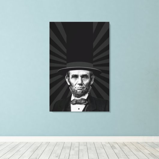 Verklaring van de voorzitter van de Mode van Abrah Canvas Afdruk (Insitu (Houten vloer))