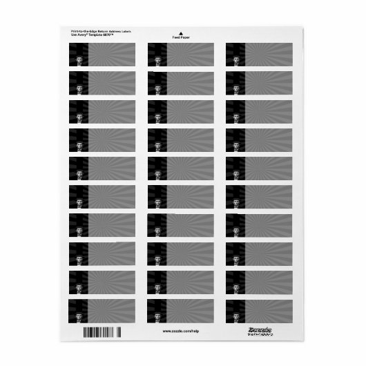 Verklaring van de voorzitter van de Mode van Abrah Etiket (Full Sheet)