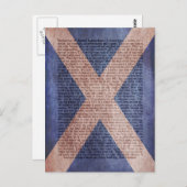 Verklaring van het briefkaart voor radicale onafha (Voorkant / Achterkant)