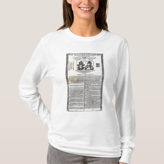 Verklaring van het huwelijk van Frederick V T-shirt (Voorkant)