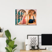 VERKLARING VAN HET Poster Fra Beato Angelico (Thuiskantoor)
