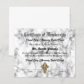 Verklaring van kerklidmaatschap (Voorkant / Achterkant)