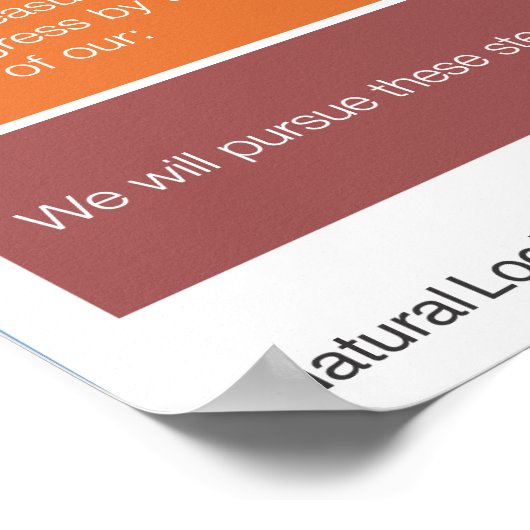 Verklaring van leiderschap poster (Hoek)