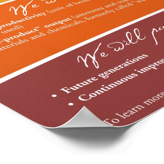 Verklaring van leiderschap poster (Hoek)