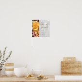Verklaring van Liefde Gele Roos Foto Poster (Keuken)