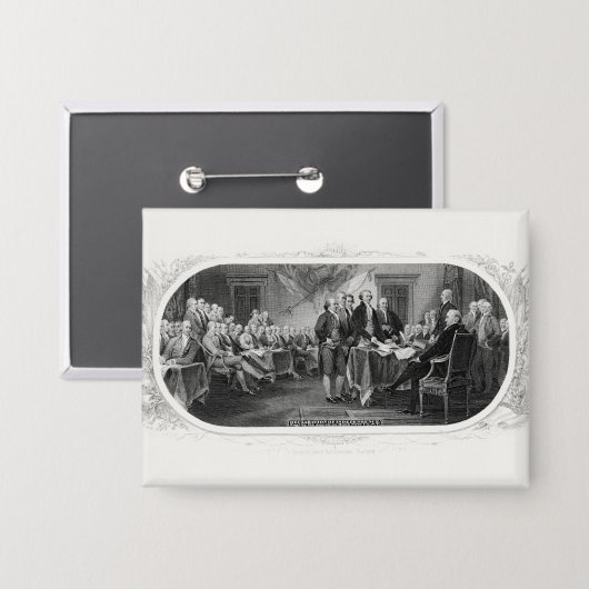 Verklaring van Onafhankelijkheid: $2 Biljet, Ets Button (Voorkant / Achterkant)