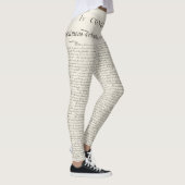Verklaring van Onafhankelijkheid Amerika op 4 juli Leggings (Rechts)