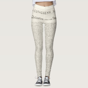 Verklaring van Onafhankelijkheid Amerika op 4 juli Leggings