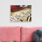 Verklaring van Onafhankelijkheid   Canvas Afdruk (Insitu (Woonkamer))