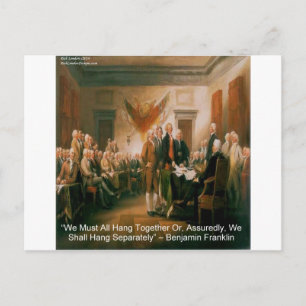 Verklaring van Onafhankelijkheid & citaat van Ben Briefkaart