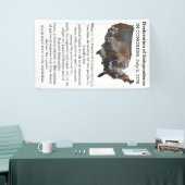 Verklaring van Onafhankelijkheid CONGRESS, 4 juli  Spandoek (Beurs)