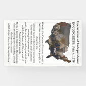 Verklaring van Onafhankelijkheid CONGRESS, 4 juli  Spandoek (Horizontaal)