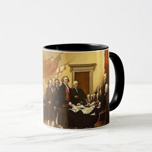 Verklaring van Onafhankelijkheid Mok (Voorkant rechts)