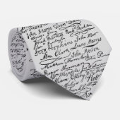 Verklaring van onafhankelijkheid Ondertekening Ame Stropdas (Opgerold)