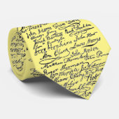 Verklaring van onafhankelijkheid Ondertekening Ame Stropdas (Opgerold)