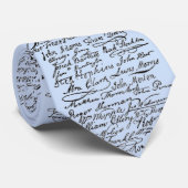 Verklaring van onafhankelijkheid Ondertekening Ame Stropdas (Opgerold)